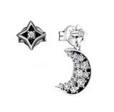 925 sterling silver sparkling herbarium cluster heart halo stud earrings for women, HSF Marketplace