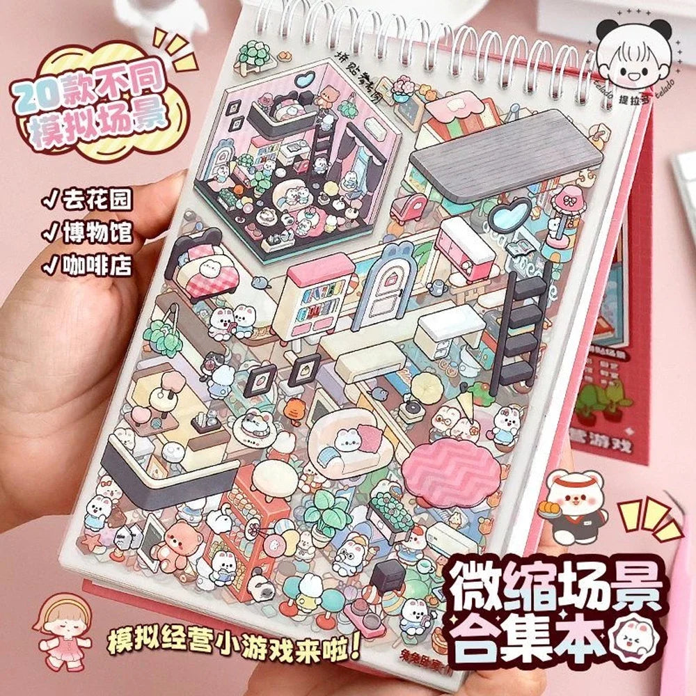 20-piece 3D cartoon DIY landscape stickers for kids’ creativity by HSF Marketplace