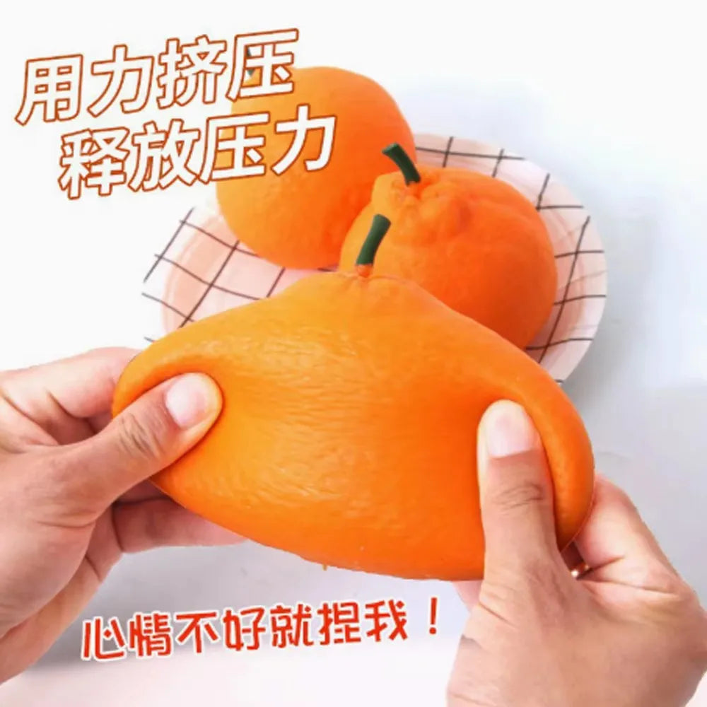Kawaii Fruit Squishy Toy 2026 Soft Squeeze Stress Relief Anti-Anxiety Slow Rising Sensory Fidget Toy for Kids Gift