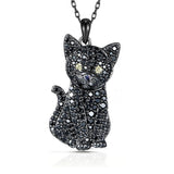 Cute beagle pendant necklace, elegant dog lover jewelry by HSF Marketplace