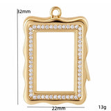 Rhinestone heart glass memory ashes pendant for jewelry making by HSF Marketplace