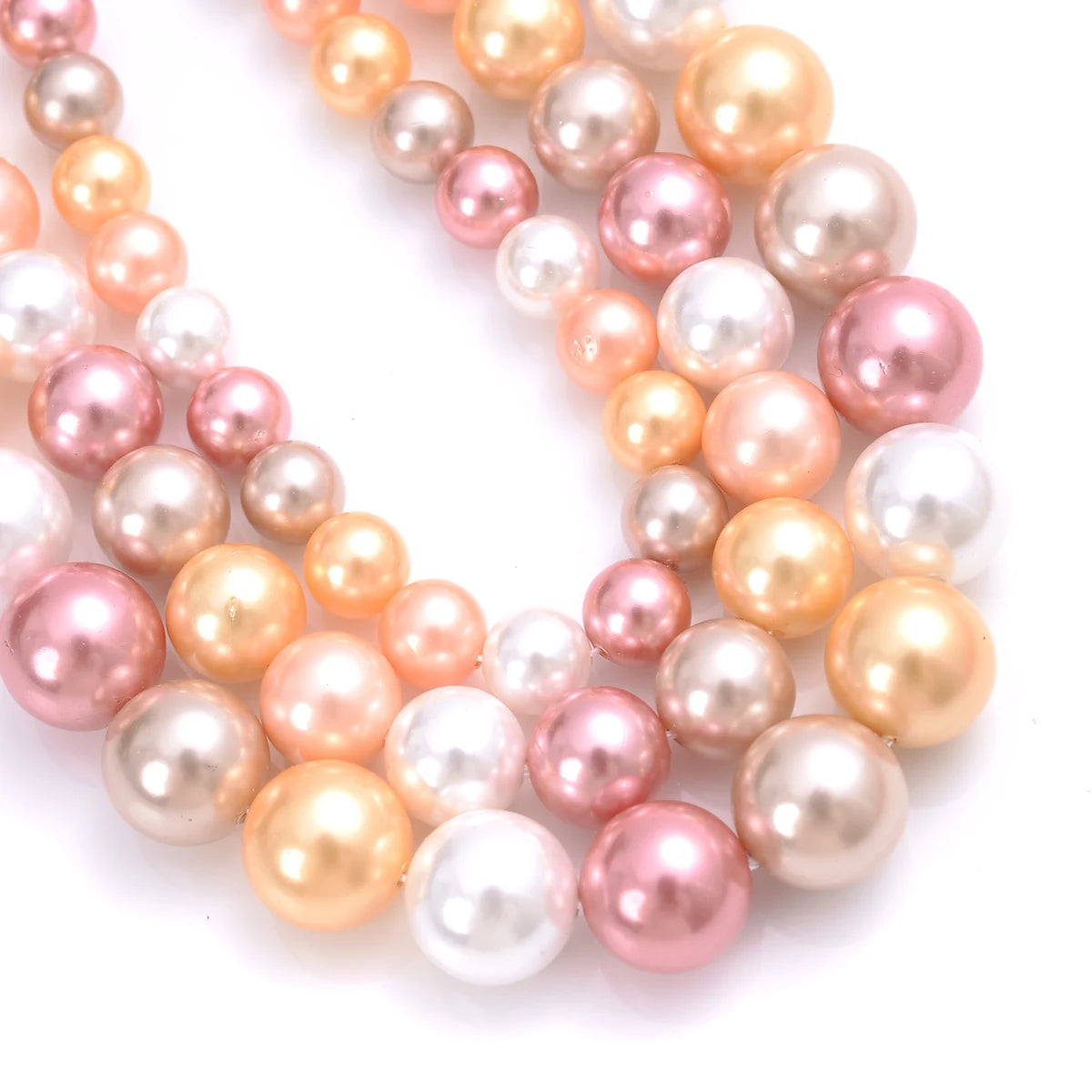 Natural freshwater shell pearl beads for jewelry making, HSF Marketplace hair styling tools