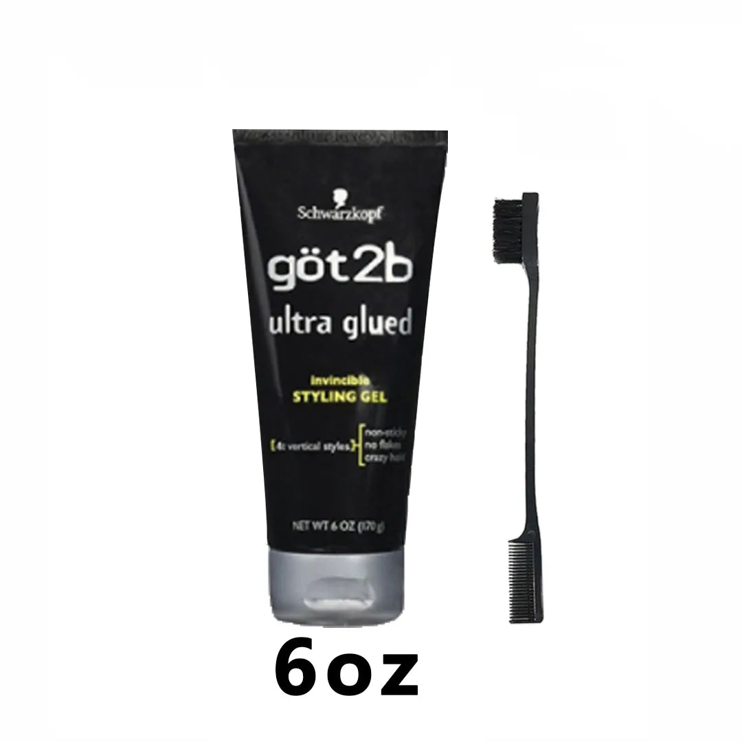 Got2b Glued Spiking Glue Hair Gel Water Invisible Resistant Strong Hold For Wig Adhesives Dege Control Gel For Screaming Hold