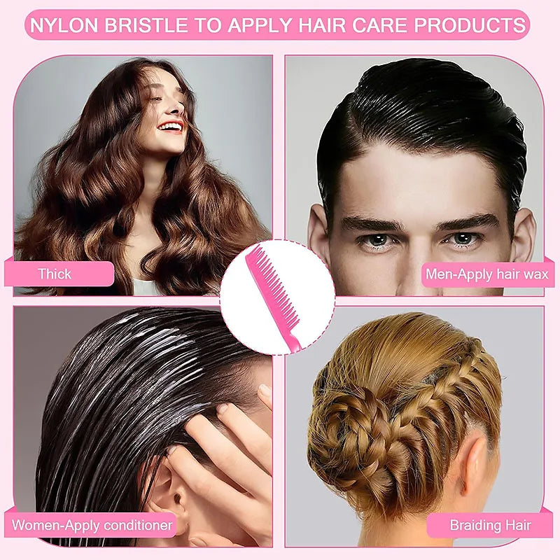 3 Rows Detangling Comb Anti-static Comb Professional Curly Defining Hairdressing Hair Styling Brush Barber Salon Tools SZI19
