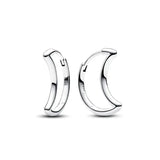 925 sterling silver butterfly square heart-shaped earrings for women, elegant jewelry gift design