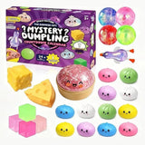 HSF Marketplace 24-day Christmas advent calendar with dumpling squishy sensory toy for slow-rise stress relief