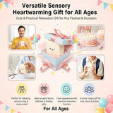 New Squishy Tofu Stress Balls Autism Sensory Toys Stress & Anxiety Relief Fidget Toys Dough Water Ball Gifts Bulk for Adults
