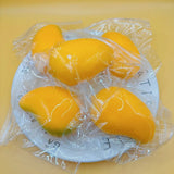 Mango Squishy Strawberry Soft Fruit Squeeze Fidget Toy Slow Rising Stress Anxiety Relief Decompression Home Office Party Gift