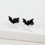 Gothic Vampire Bat Minimalist Earring For Women Stainless Steel Tragus Piercing Earring Jewelry Accessories Halloween Party Gifs