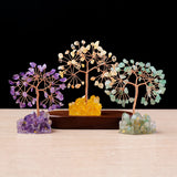 1PC Drip Cluster Base Natural Crystal Tree Handmade Tree of Life Reiki Rock Mineral Specimen Christmas Halloween Gifts