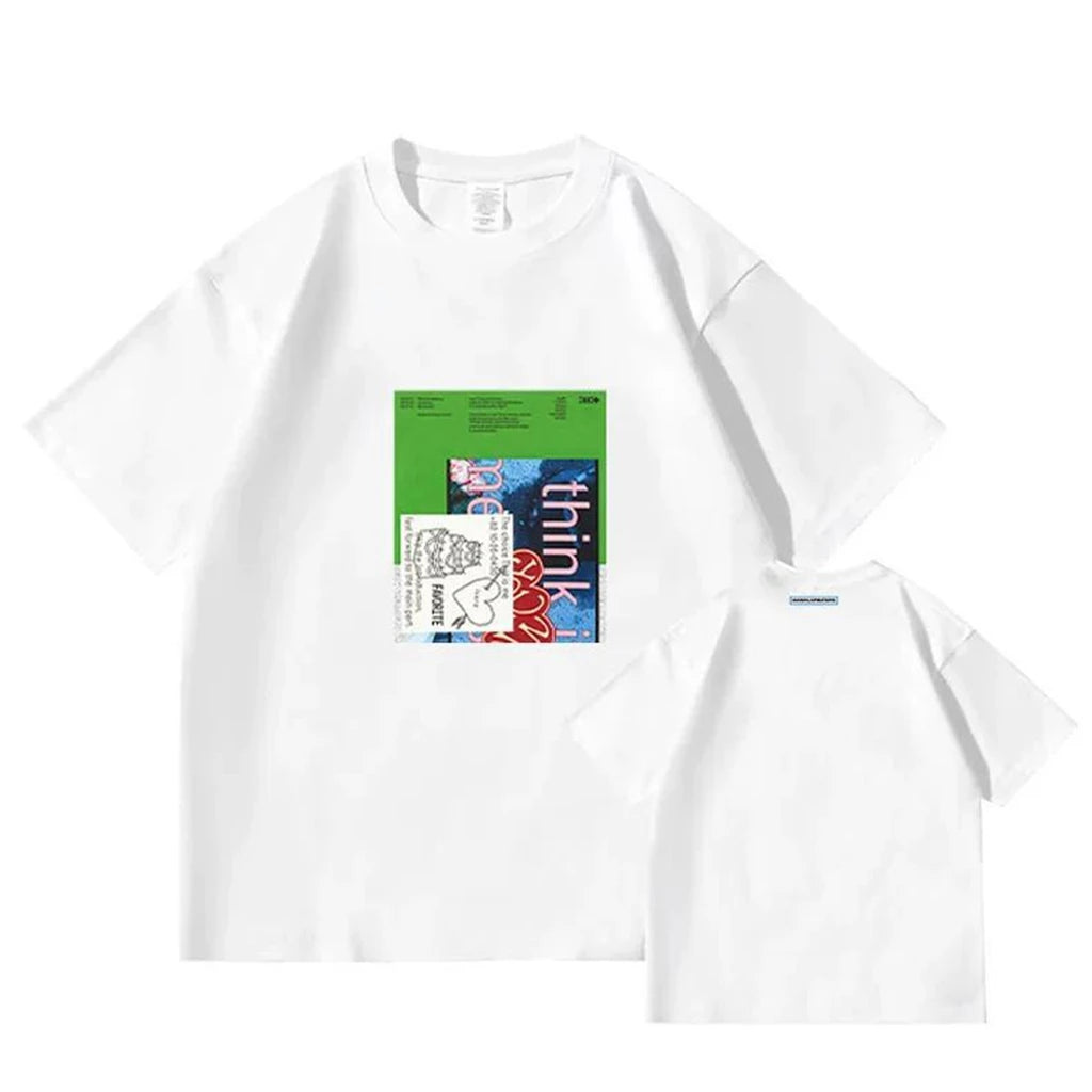 Women’s oversized Kpop Stay In T-shirt by HSF Marketplace, summer tee design