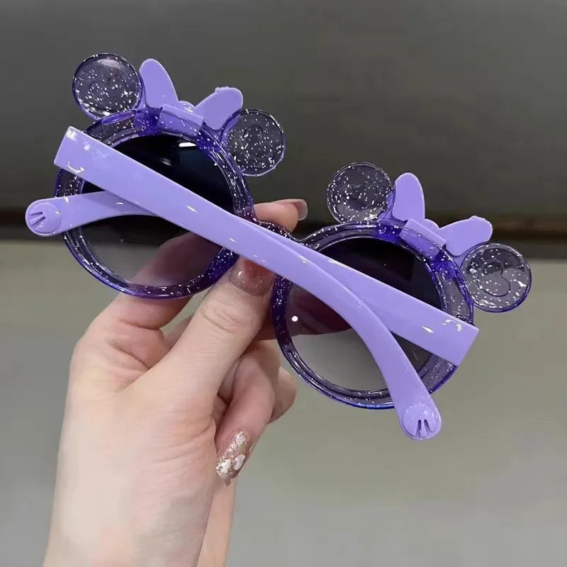 Cute crystal bow girls sunglasses by HSF Marketplace, shiny cartoon-style eyewear perfect for children's fashion and sun protection.