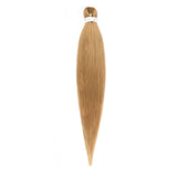 Pre-stretched Braids Hair Professional Itch Free Hot Water Setting Synthetic Fiber Ombre Yaki Texture Braid Hair Extensions