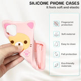 Rilakkuma Cat Bear Silicone Case for Samsung Galaxy A Series