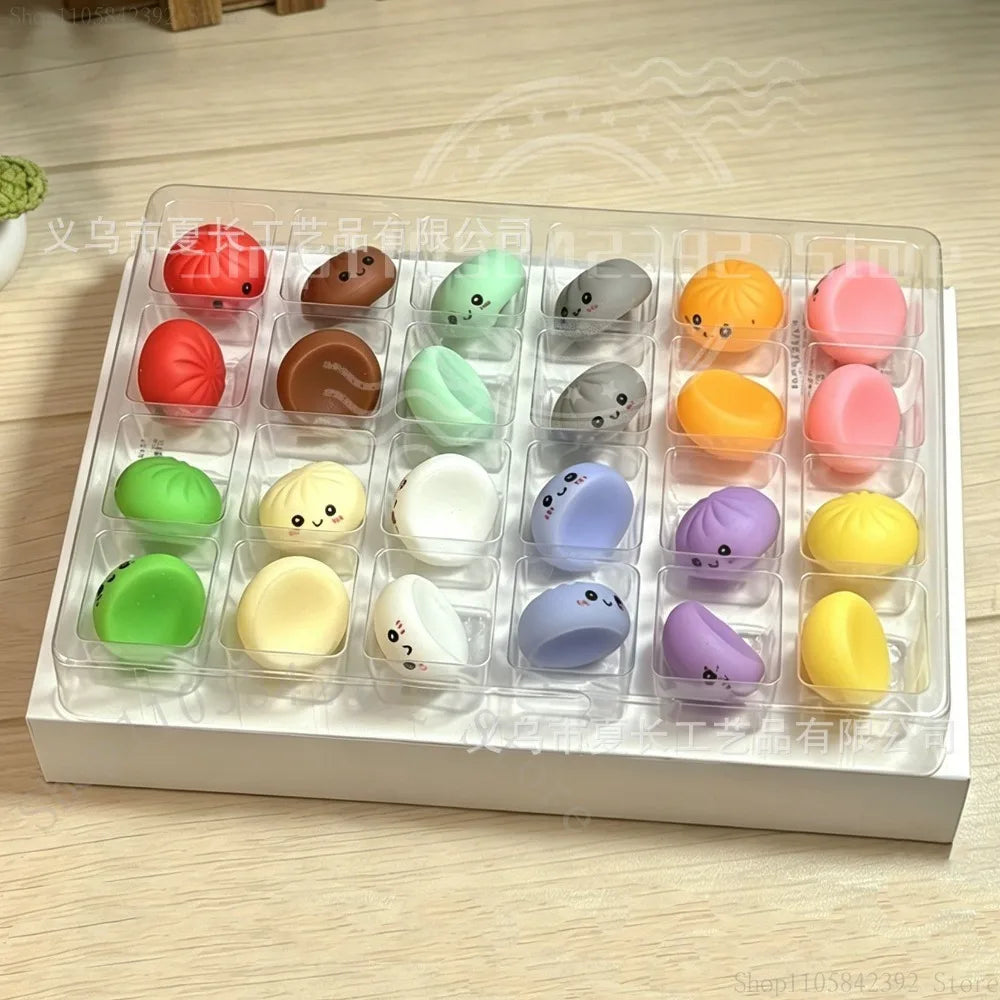 2026 Christmas Advent Calendar mysterious dumplings, 24-grid soft sensory stress-relief toy by HSF Marketplace