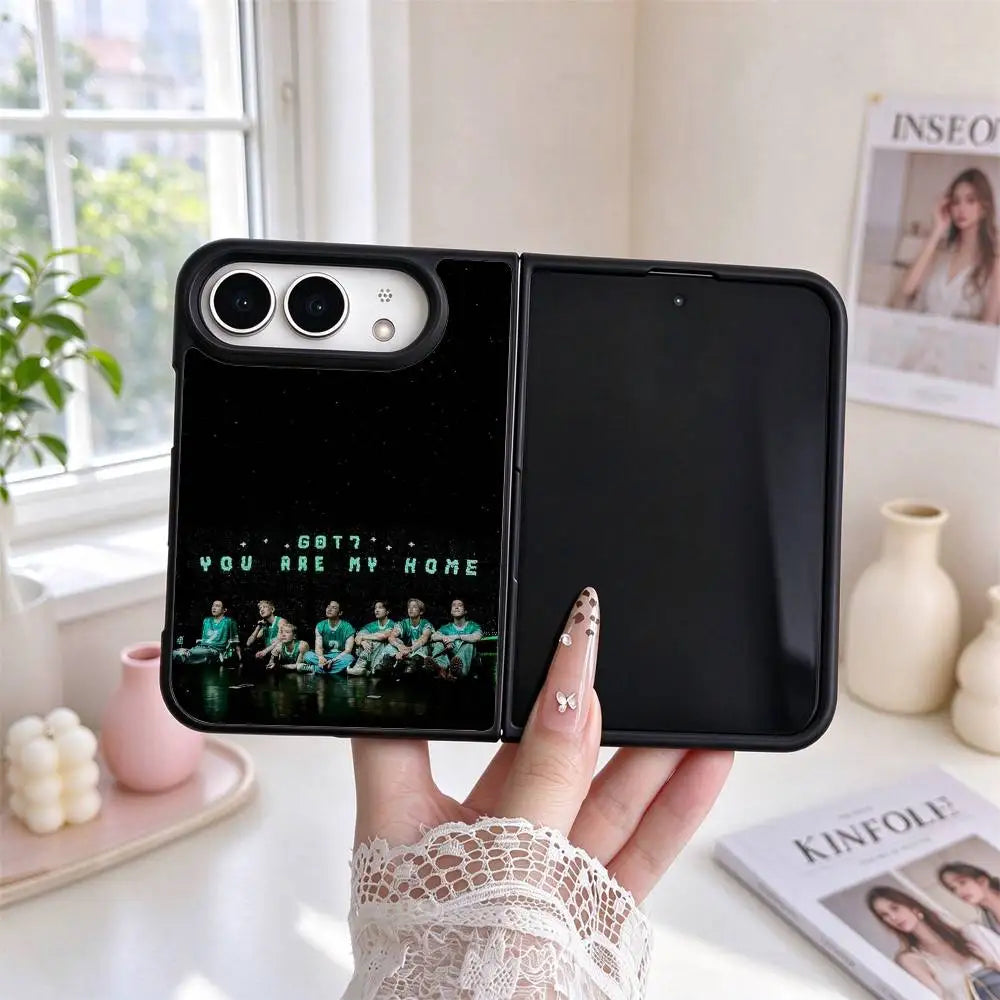Got7 Kpop band leather texture phone case for iPhone duo by HSF Marketplace