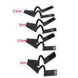 Wig Band With Ear Cutout 5Pcs Lace Melting Band Wig Grip Headband 3Cm 3.5Cm Wig Holder Elastic Band With Ear Hanger To Lay Edge