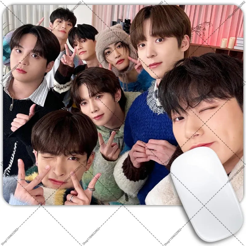 ATEEZ mouse pad for fans with anti-skid base and wrist protector, HSF Marketplace K-culture merch