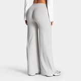 Women's Charming Pro scrunch straight-leg pants with butt-lifting sculpting design and wide-leg fit