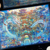 Nezha miniature scene sticker book for DIY crafts, HSF Marketplace sticker therapy set