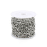 Gold and silver plated necklace chain for jewelry making, 5–10 yards, HSF Marketplace jewelry supplies