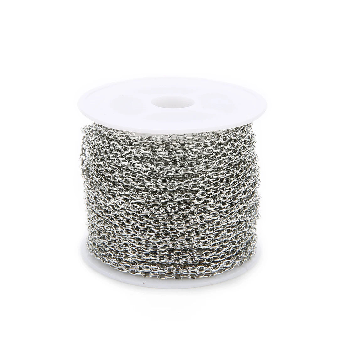 Gold and silver plated necklace chain for jewelry making, 5–10 yards, HSF Marketplace jewelry supplies