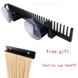 Lightweight HSF Marketplace hair extension holder and wig stand for salon use, designed for easy storage and display of hair extensions.