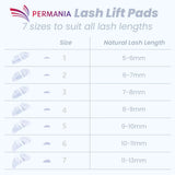 PERMANIA New 7 Pairs Silicone Eyelash Perm Pad Sticky Lashes Rod Shield Lifting 3D Eyelash Curler Accessories Health Beauty Tool