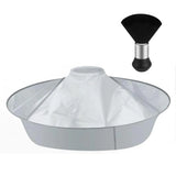 Waterproof Haircut Cape Umbrella, Portable Hair Clippings Catcher for Adults ,Reusable Hairdressing Cloak,Trimming/Coloring