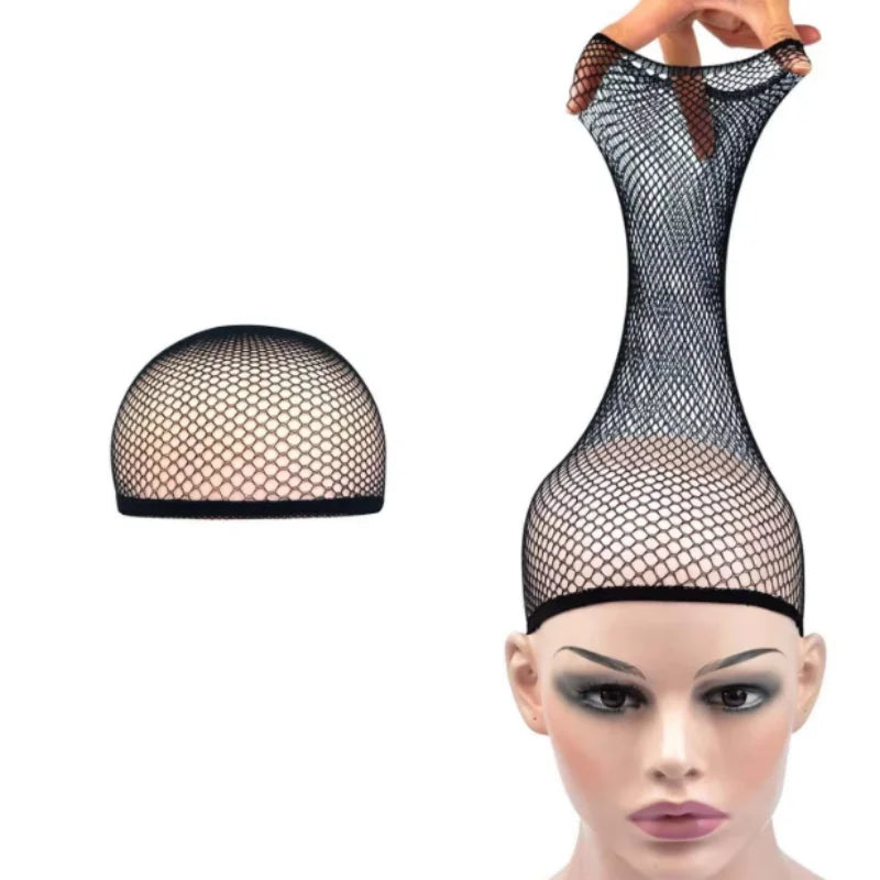 Hair Nets Good Quality Mesh Wig Caps Black Wig Making Caps Breathable Mesh Weaving Hair Net for Wig Making Daily Hair Styling