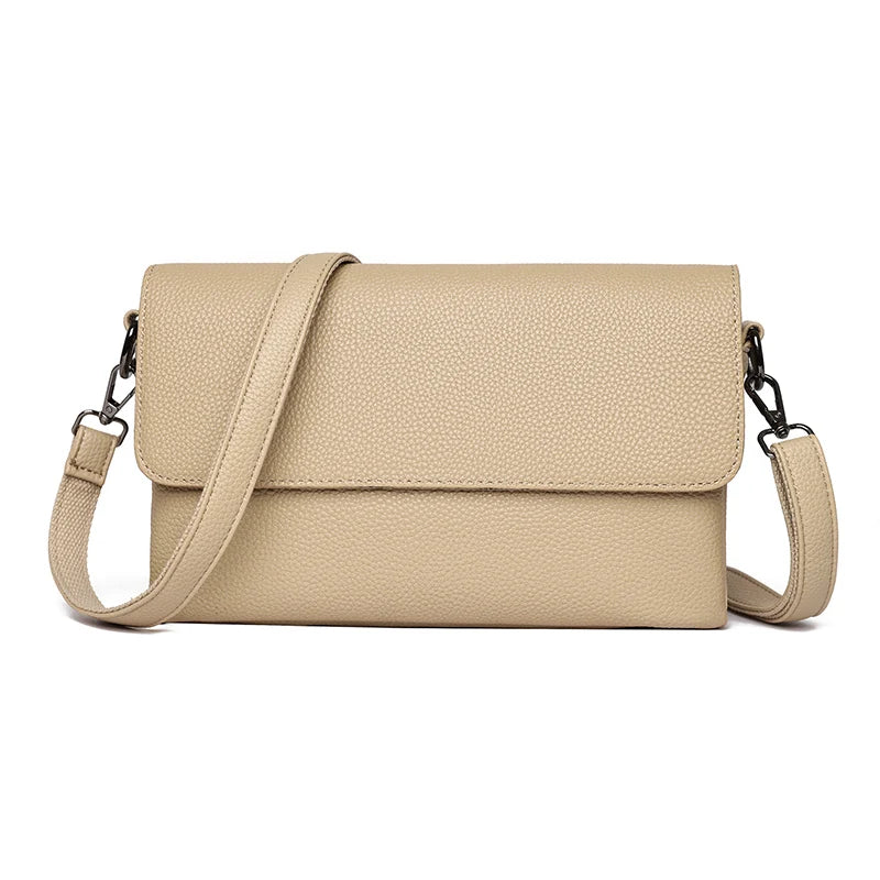 Genuine Leather Shoulder Crossbody Bags for Women Luxury Designer Women Bags Commuter Sac Elegant Ladies Handbags Messenger Bag