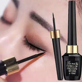 Black gel eyeliner pen by HSF Marketplace with ultra-fine tip, waterproof, quick-dry liquid eyeliner for precise makeup application