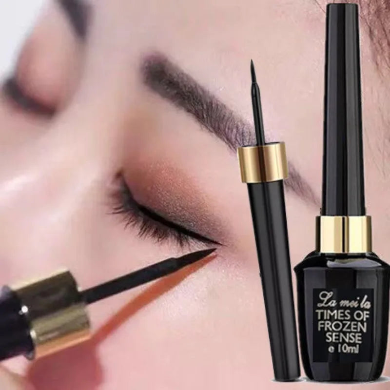 Black gel eyeliner pen by HSF Marketplace with ultra-fine tip, waterproof, quick-dry liquid eyeliner for precise makeup application