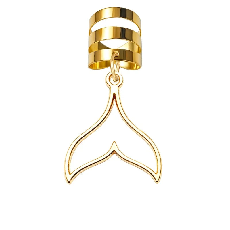 Stars tulip alloy hair jewelry for stylish braids, HSF Marketplace hair styling accessory