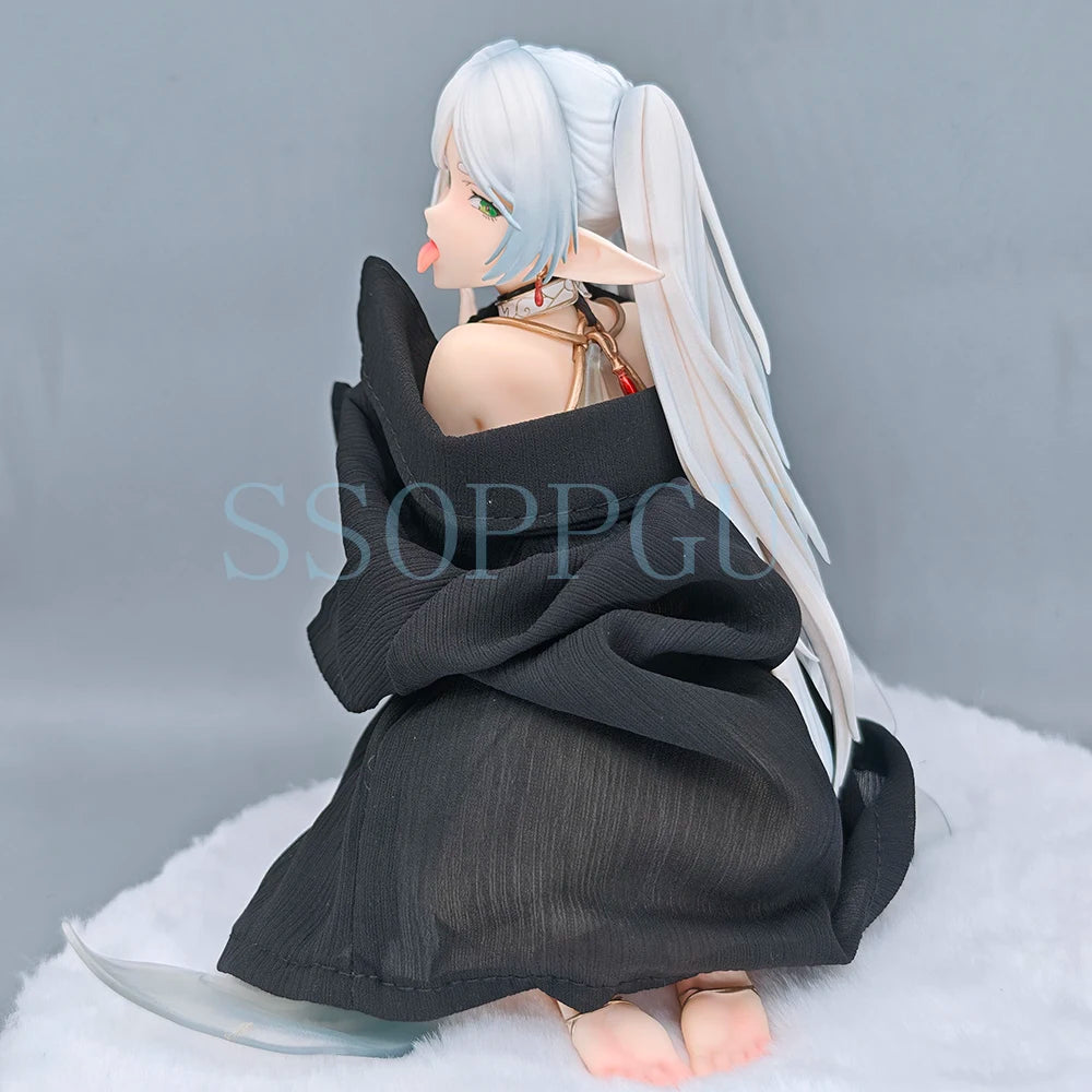 Frieren 1/6 sitting PVC anime figure from Sousou No Frieren, collectible Japanese model doll by Ribose