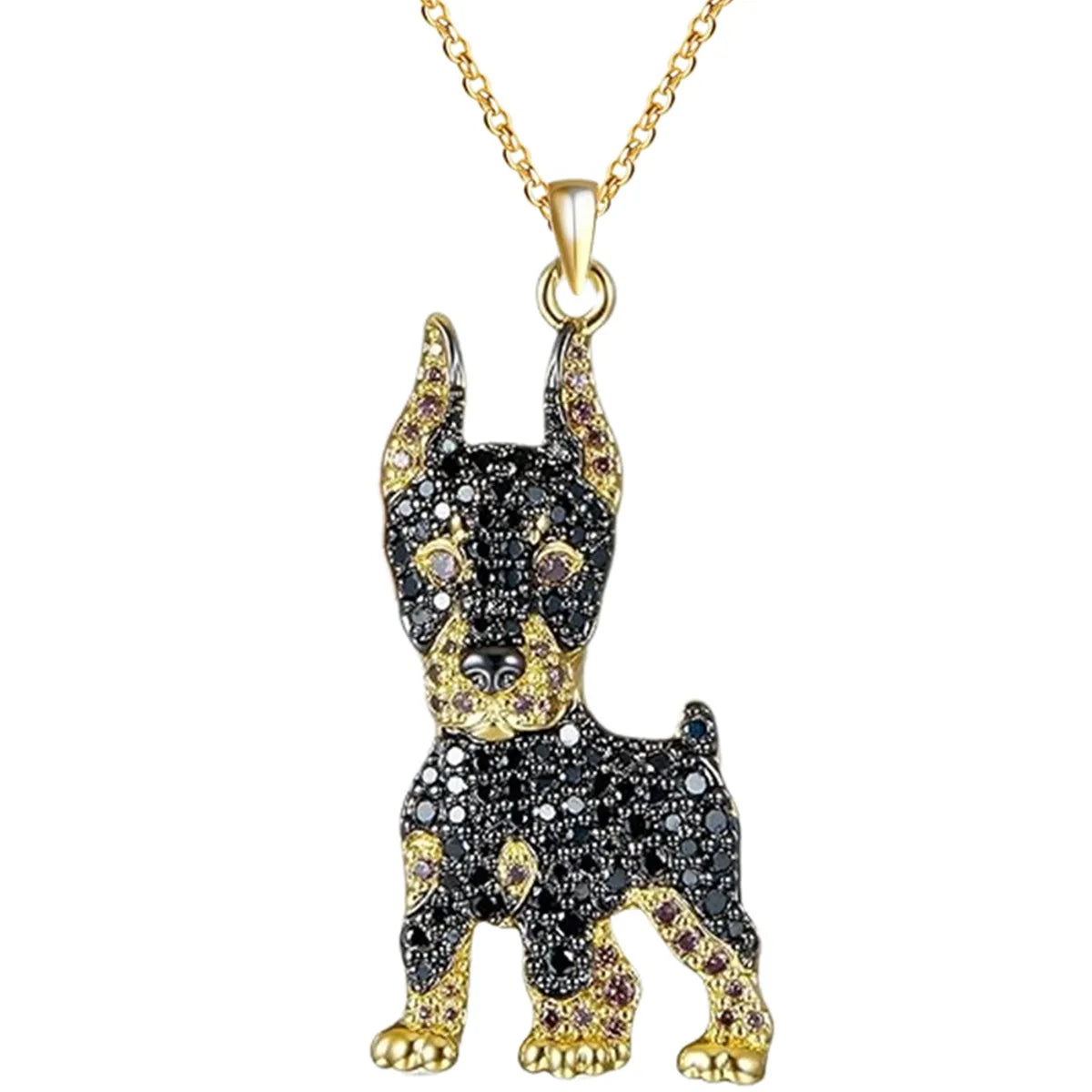 Cute beagle pendant necklace, elegant dog lover jewelry with a detailed beagle charm; no visible brand shown