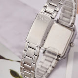 Casio Watch for Women Top Brand Luxury Set 30m Waterproof Quartz Ladies Watch Tonneau Shape Stainless Steel Reloj Mujer LTP-V007