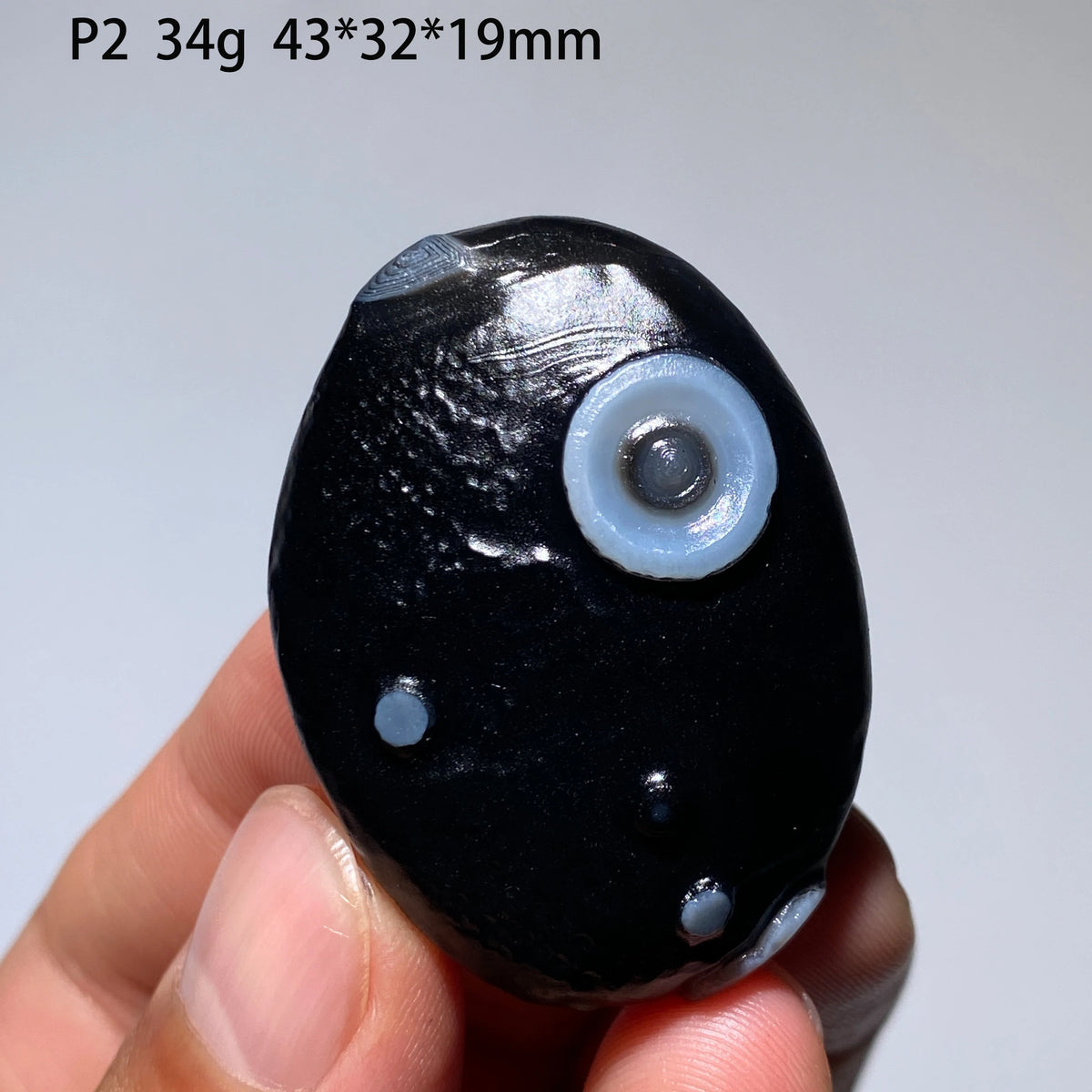 Natural Gobi Agate Eye Mineral Crystal Energy Specimen Collectible Gift Home Decor - Appreciation of Natural Stones