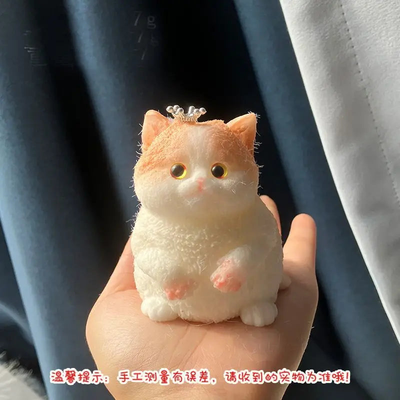 Soft Cute Cat Squishy Toy Kawaii Slow Rising Animal Figure Stress Reliever Squeeze Mini Plush-Like Gift Kids Adults