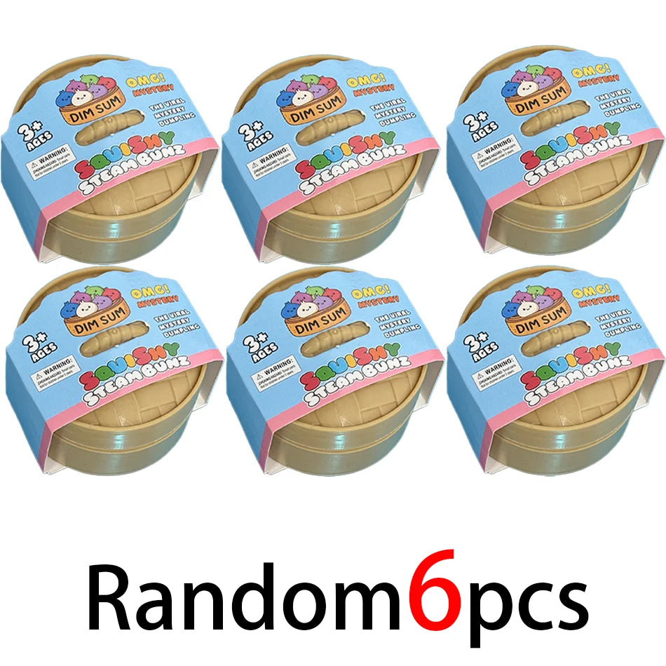 OMG! Mystery Squishy Steam Bunz – Surprise Cute Dumpling Sensory Fidget Toy