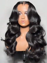 18 24 Inch  HD Transparent Lace Frontal Wigs Body Wave Human Hair 13x4 Lace Front Wig Medium Length Closure Wigs For Women