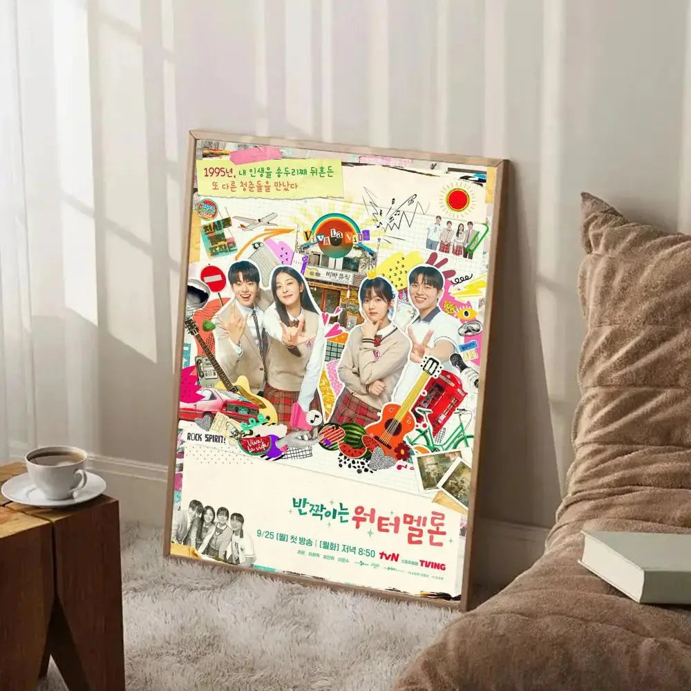 Twinkling Watermelon Korean TV show poster for home decor, K-Culture merch by HSF Marketplace