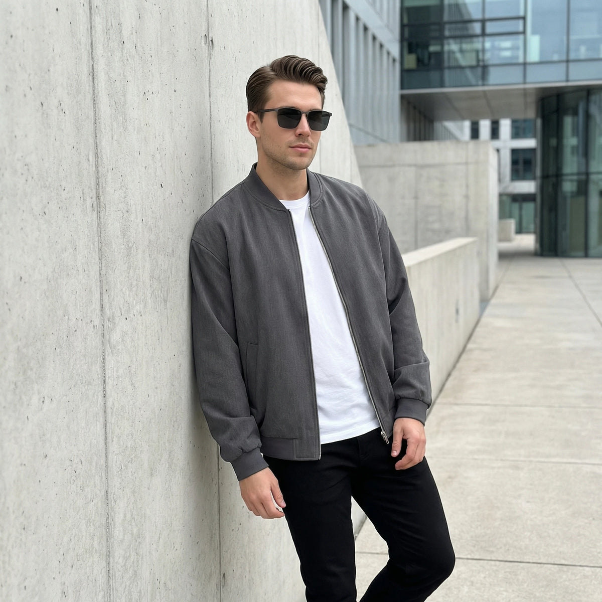 Unisex polarized UV400 square sunglasses with thin metal frame, suitable for outdoor sports and cycling by HSF Marketplace.