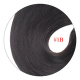 Doreen human hair clip-in ponytail extension, Remy natural hair wrap ponytail piece in brown shades