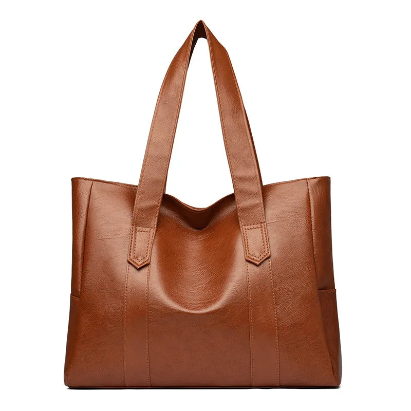 Fashionable Women's Handbag - Spacious and Multifunctional Shoulder Bag with Safety Zipper and Durable Synthetic Leather