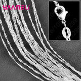925 sterling silver charm link chain necklace, 10-piece jewelry set by HSF Marketplace