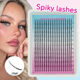 DIY J curl cluster lashes for fluffy volume extensions by HSF Marketplace, shown in a tray
