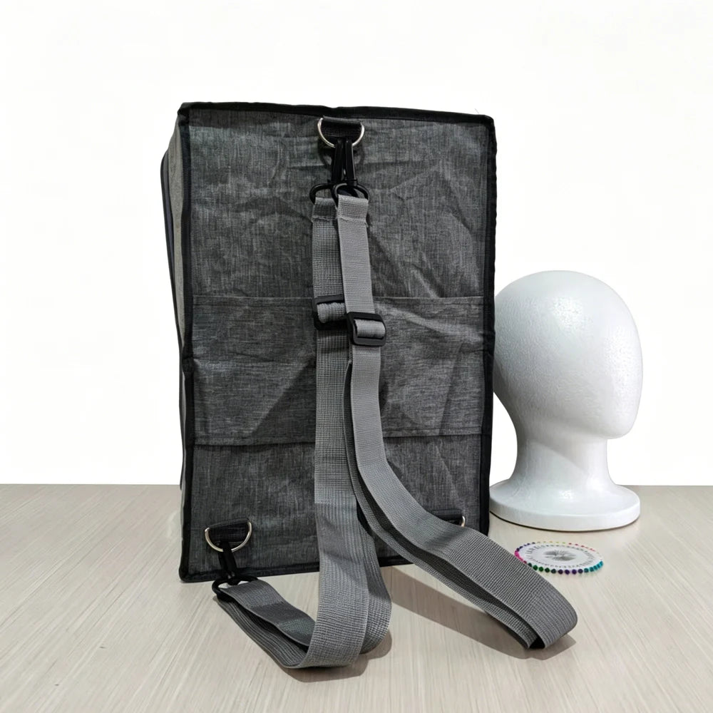 Dust-proof wig display box for safe hair storage and travel by HSF Marketplace