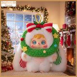 Cute fluffy Christmas Eve plush doll, festive holiday decor collectible figure by HAIRSOFLY SHOP