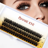 60D fluffy false eyelash extensions for a natural fox eye look by HSF Marketplace